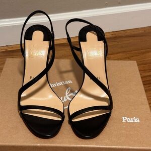 Christian Louboutin Rosalie Black 100 mm Sandal